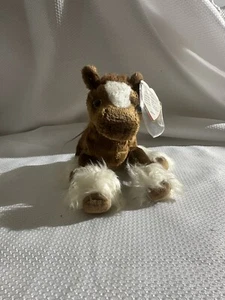 Ty Beanie Baby Hoofer The Clydesdale Horse 6 Inch Mwmts Stuffed Animal Toy - Picture 1 of 6