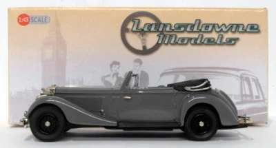 Lansdowne Models 1/43 Scale LDM103 - 1937 Jensen 3.5 Ltr S-Type DHC - Grey - Image 1 of 4