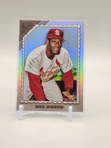 Bob Gibson 2022 Topps Gallery #82 Rainbow Foil