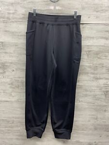 Fabletics On The Go Cold Weather Joggers Pants Black Medium 8 SHORT INSEAM
