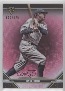 2021 Topps Triple Threads Tourmaline /125 Babe Ruth #75 HOF