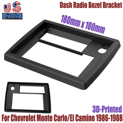 For 1986-88 Chevrolet Monte Carlo / El Camino Double Din Radio Bezel Bracket US - Imagem 1 de 4