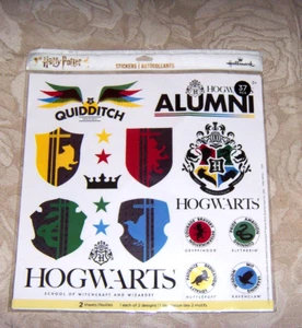 2019 Hallmark Harry Potter Stickers 2 Sheets 37 Pieces Sealed New - Picture 1 of 3