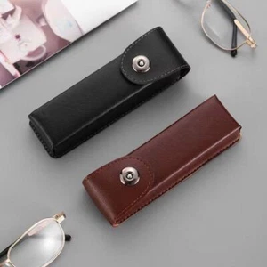 Soft Leather Belt Wearable Glasses Storage Box Carrying Cases Glasses Case - Picture 1 of 11