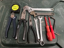 Handtools pliers screwdrivers tape measure adjustable wrench imperial sockets