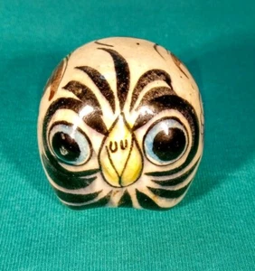 Eule Keramik / Porzellan handbemalt signiert - Bild 1 von 5