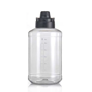 64 fl oz Reusable Water Bottle, Clear, Light-Weight - Picture 1 of 8
