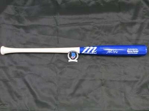 MARCUS SEMIEN TEXAS RANGERS SIGNED PLAYER GAME MODEL Marucci BAT BAS COA - Picture 1 of 6