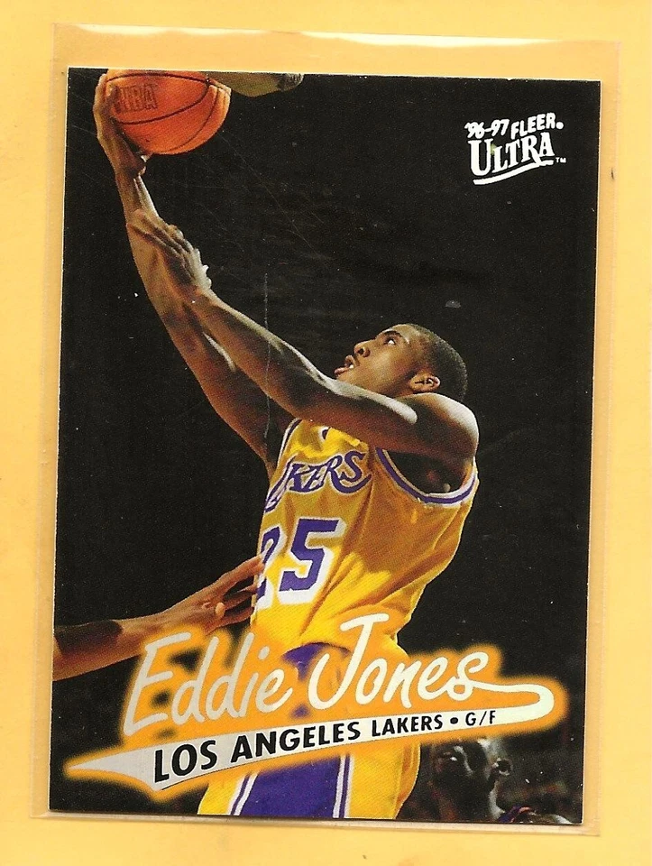 EDDIE JONES - 1996-97 Fleer Ultra - #54 - Lakers - Comb. Shipping - Image 1 of 1