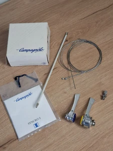 Retro Parts NIB NOS Campagnolo C Record Shifters Kit Syncro 2 Down Tube 6-Speed - Picture 1 of 13