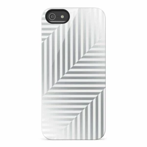 Belkin Shield Pinstripe Case / Cover for iPhone 5 and 5S (Silver) - Picture 1 of 5
