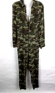 New York & Company Jumpsuit Womens Small Camouflage One-Piece Catsuit - Picture 1 of 10