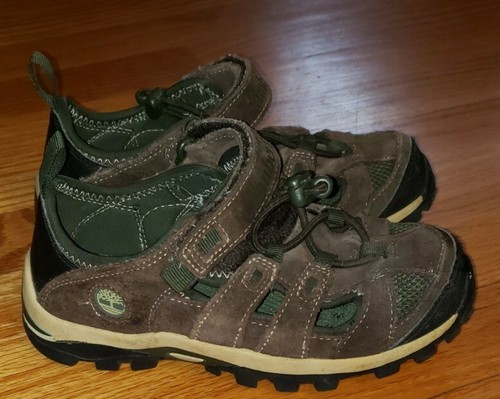 Sandali Timberland in pelle marrone per bambini taglia 1