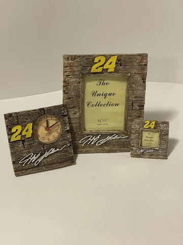 Jeff Gordon #24 Picture Fames, and Clock Cover