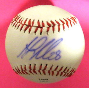 Autographed new OLB baseball, Cleveland Indians - ANDY LAROCHE