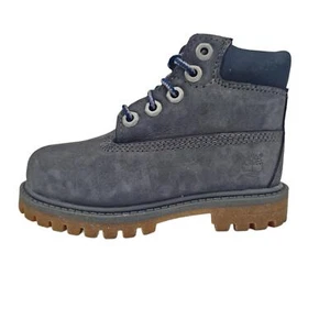 Baby Boys UK 5 Timberland 6" Premium Nubuck Boots Forged Iron Grey Primaloft - Picture 1 of 5