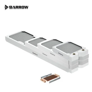 BARROW Dabel-28a 28mm Thick Computer Copper Radiator 240/360mm For 12cm Fans - Afbeelding 1 van 19