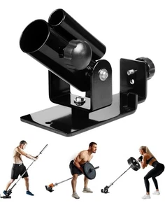NEW Deluxe T-Bar Row Platform Base for 1" Standard & 2" Olympic Bars 360° Swivel - Picture 1 of 6