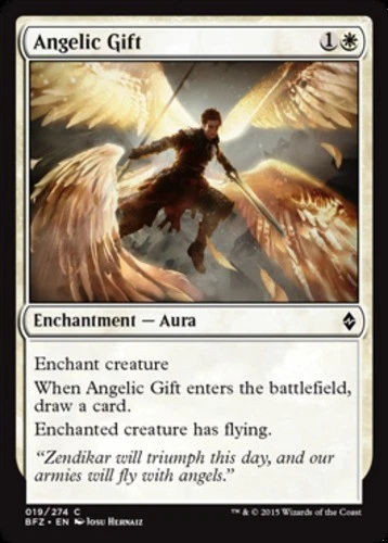 Angelic Gift - Battle for Zendikar #019/274 MTG Magic The Gathering - Image 1 of 1