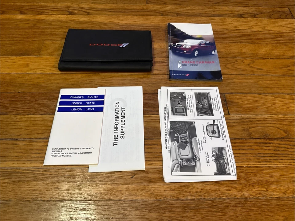 Dodge Grand Caravan 2013 manual del propietario con estuche OEM envío gratuito Foto 1 de 1
