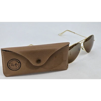 Gafas de sol de aviador Ray-Ban de colección B&L - marco dorado con lentes marrones B-15 Foto 1 de 4