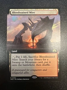 Bloodstained Mire (Extended Art) Modern Horizons 3 Regular NM JL - Picture 1 of 10