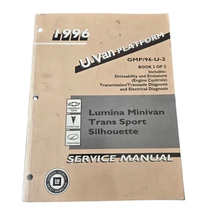 1996 GM U-Van Service Manual Book 2 Chevy Lumina Pontiac Trans Sport Silhouette - Picture 1 of 6