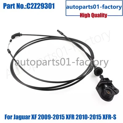 Cable de liberación del capó delantero C2Z29301 compatible con Jaguar XF 09-2015 XFR 2010-2015 XFR-S Foto 1 de 4