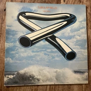 MIKE OLDFIELD - TUBULAR BELLS  EX-/EX+ VINYL LP / MIS-ALIGNED LABEL - Picture 1 of 12