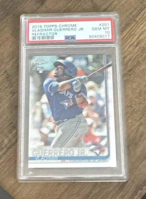 2019 Topps Chrome Vladimir Guerrero Jr. REFRATOR PSA 10🔥🔥🔥🔥 - Imagem 1 de 2