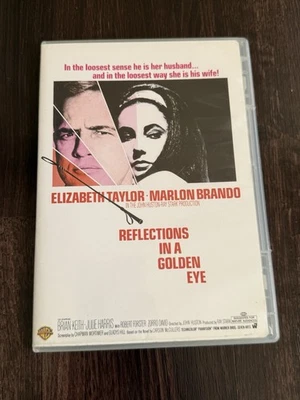 Reflections In A Golden Eye DVD Elizabeth Taylor Marlon Brando NR Widescreen  - Image 1 of 3