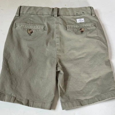 Vineyard Vines Boys Sz 7 Cotton Spandex Green Chino Shorts Preppy Casual School - Image 1 of 4