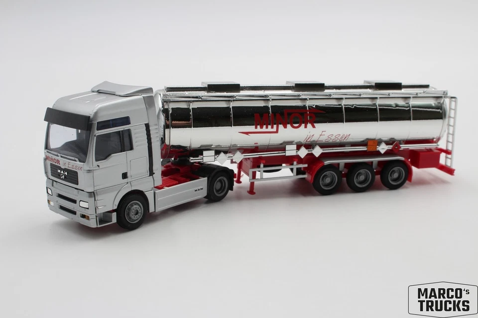 AWM MAN TGA XXL tank semi-trailer truck "Minor in Essen" 1:87 /AW3176 - Image 1 of 1