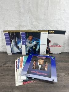 Lot 8 James Bond Laserdisc LD Connery Moore Brosnan Dalton Classics 007 Variety - Picture 1 of 9