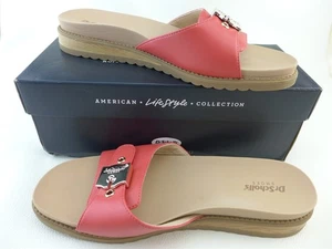Sandalias de Playa Dr Scholl's Island Icon Hebilla Deslizable De Colección Rojo/Coral 9-1/2 M Nuevas en Caja - Imagen 1 de 9