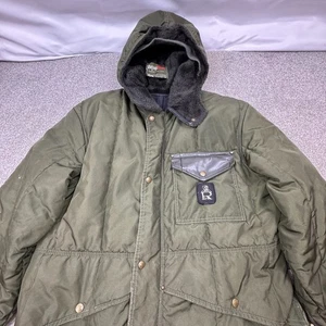 RefrigiWear Iron Tough Heavy Insulated Coveralls W Hood Snow Suit 25.5" Pit Pit - Picture 1 of 13