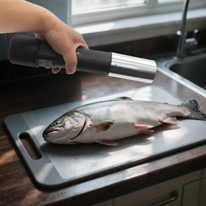 Electric Fish Scaler W/Rechargeable Battery-7kRPM Stainless Steel Scale Remover - Picture 1 of 17