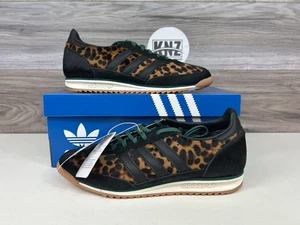 **Adidas SL 72 OG 'Leopard Print' Cheetah Green Black (JI0187) Women's - Picture 1 of 10