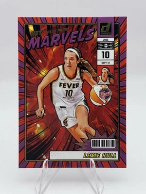 2025 Panini Donruss WNBA - Net Marvels Lexie Hull #1 Press Proof Purple - Image 1 of 2