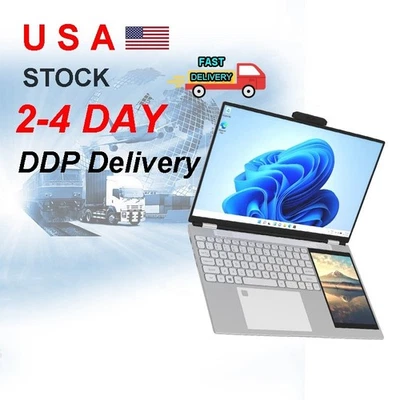 Premium Dual-Screen Laptop 15.6" & 7" Touch | 16GB RAM | 12th Gen CPU | 1TB SSD - Image 1 of 4