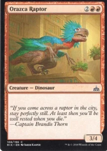 4X ORAZCA RAPTOR 108/196 RIVALS OF IXALAN MTG MAGIC LP X4 - Bild 1 von 1