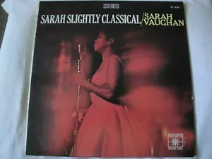SARAH VAUGHAN SARAH SLIGHTLY CLASSICAL VINYL LP 1966 ROULETTE RECORDS BIRDLAND - Picture 1 of 3