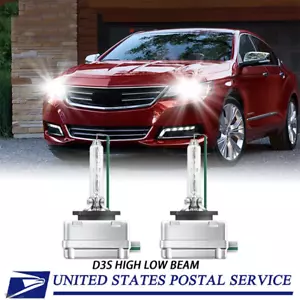 For Chevy Impala 2014-2019 6000K Xenon HID Headlight Bulbs High / Low Beam - Picture 1 of 12