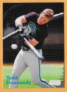 TODD DUNWOODY FLORIDA MARLINS #123 - TOPPS STADIUM CLUB NM-MT 1998 - Picture 1 of 2