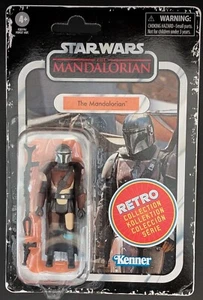Figura de acción Star Wars Retro Collection The Mandalorian 3,75" sellada de fábrica - Imagen 1 de 2