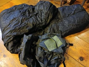 USGI Army Modular Sleeping Bag Intermediate Cold Weather Black w/ Stuff Sack - Picture 1 of 15