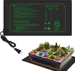 21 Watt Sämling Wärmematte - Warm Hydrokultur, Langlebig Wasserdicht 10" x 20,75" - Bild 1 von 7
