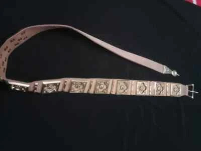 Cinturón Medieval Con Placa Latón Fundición Día de la Madre Regalo Foto 1 de 4