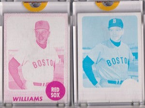 1968 Topps proofs Dick Williams Red Sox manager 1/1 - encased - vintage