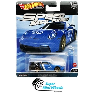 Hot Wheels Porsche 911 GT3 (Blue) 2023 Car Culture Speed Machines - Picture 1 of 2